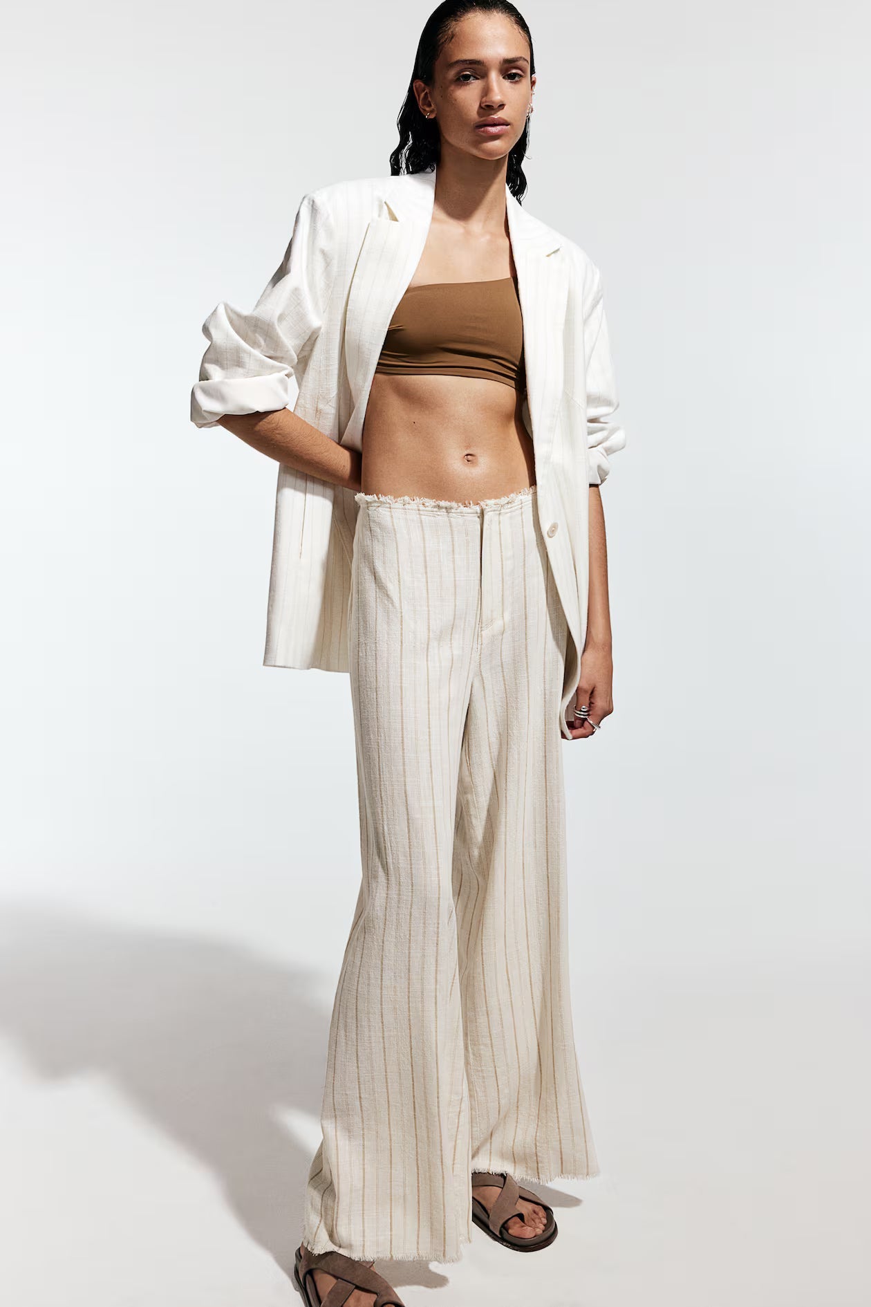 Linen Blend Pants - Amulett
