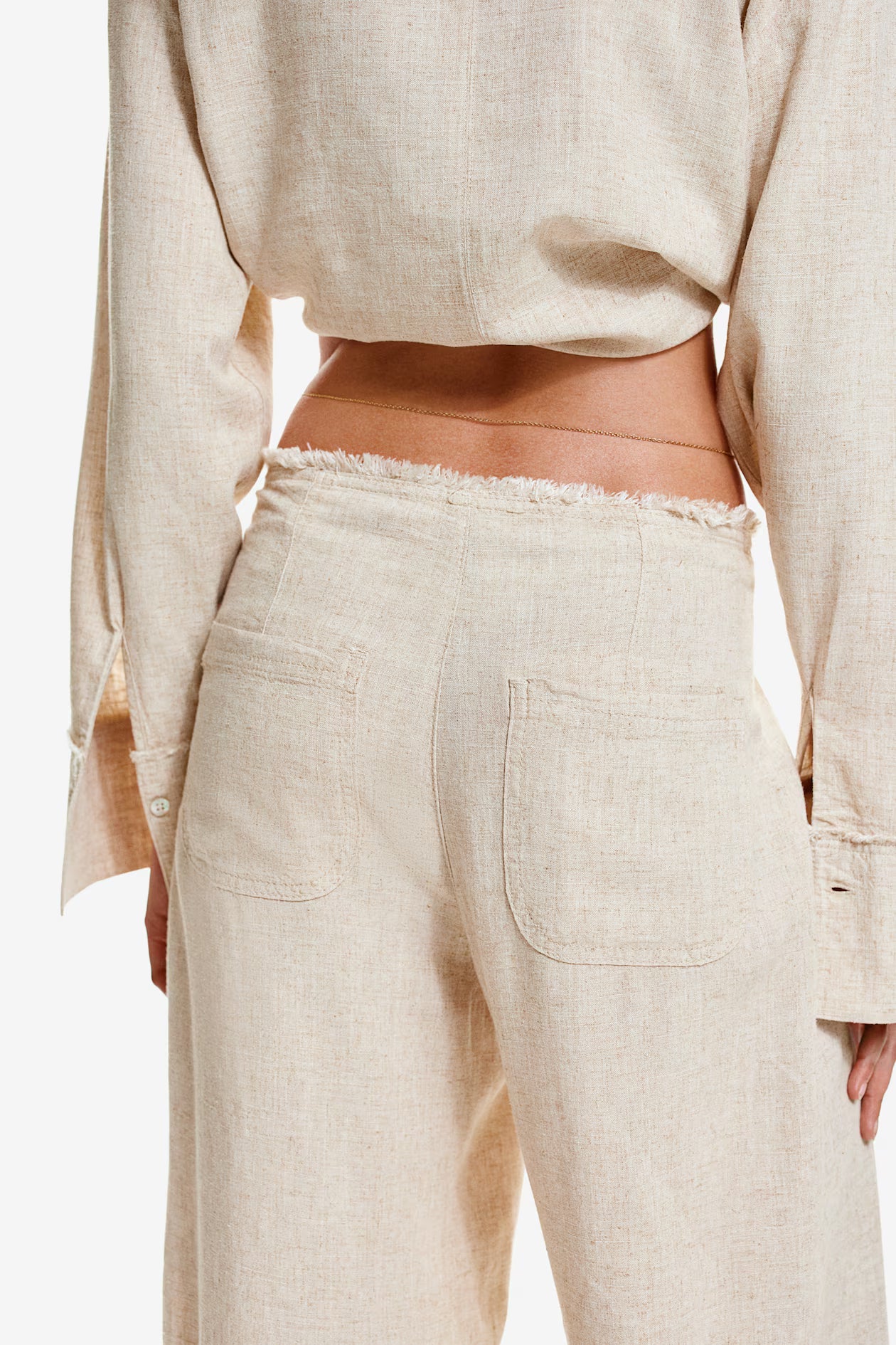 Linen Blend Pants - Amulett