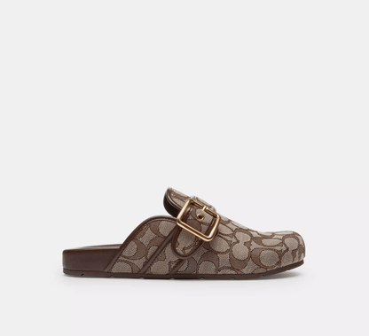 Archival Buckle Clog In Signature Jacquard - Amulett