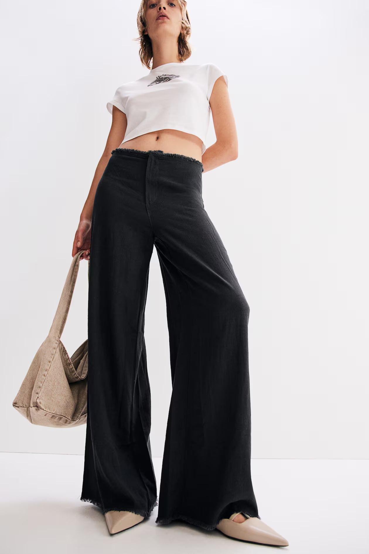 Linen Blend Pants - Amulett
