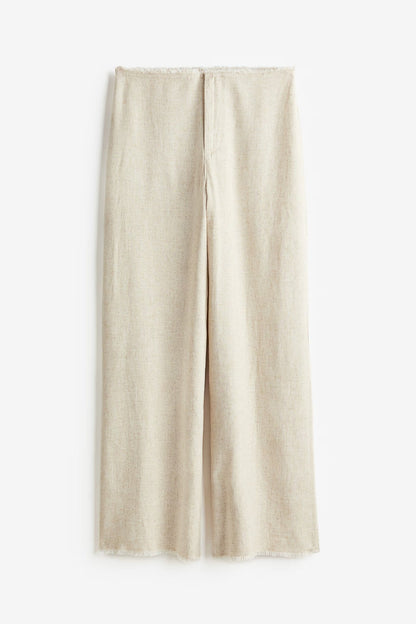 Linen Blend Pants - Amulett