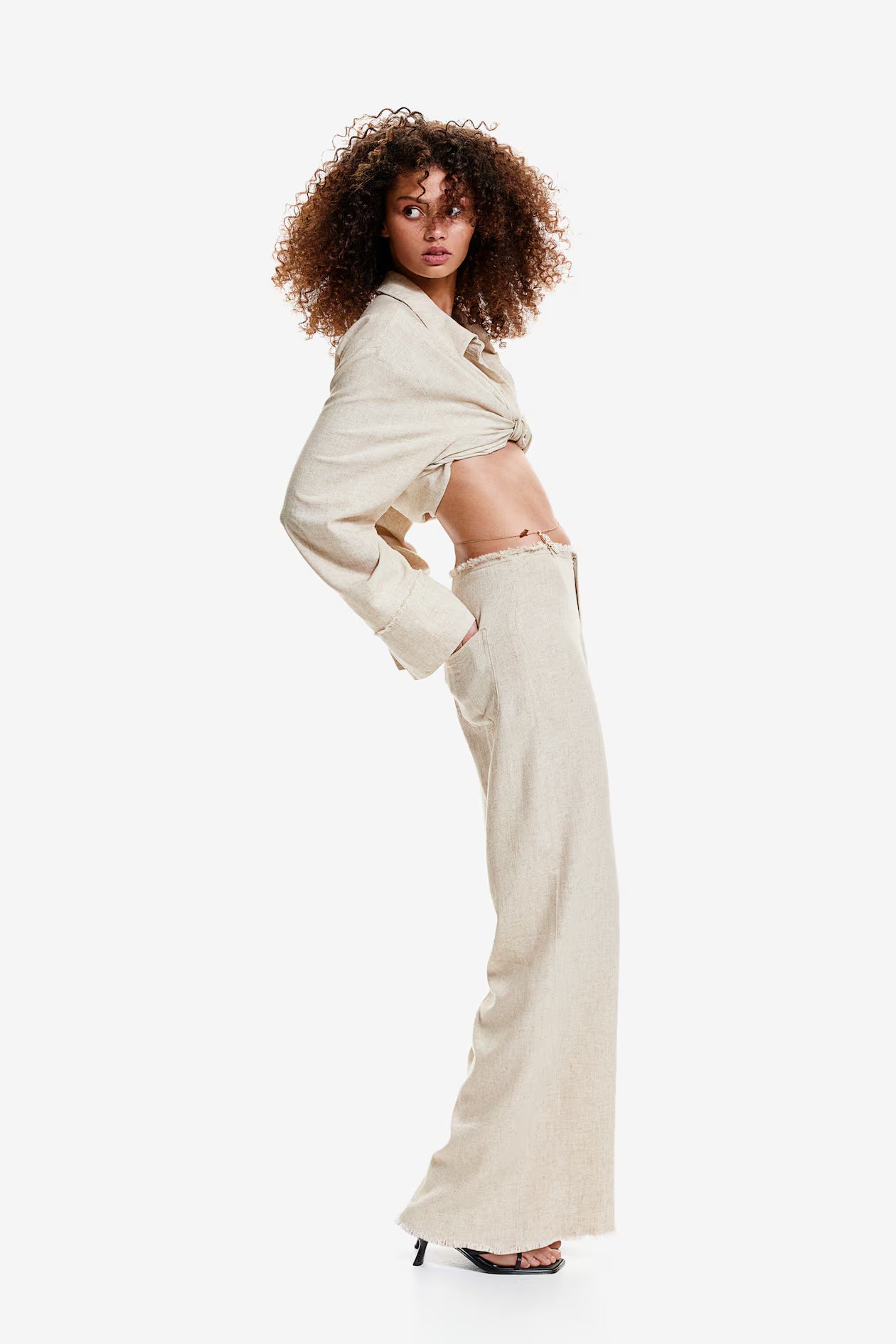 Linen Blend Pants - Amulett
