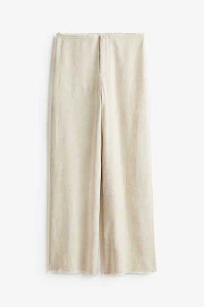 Linen Blend Pants - Amulett