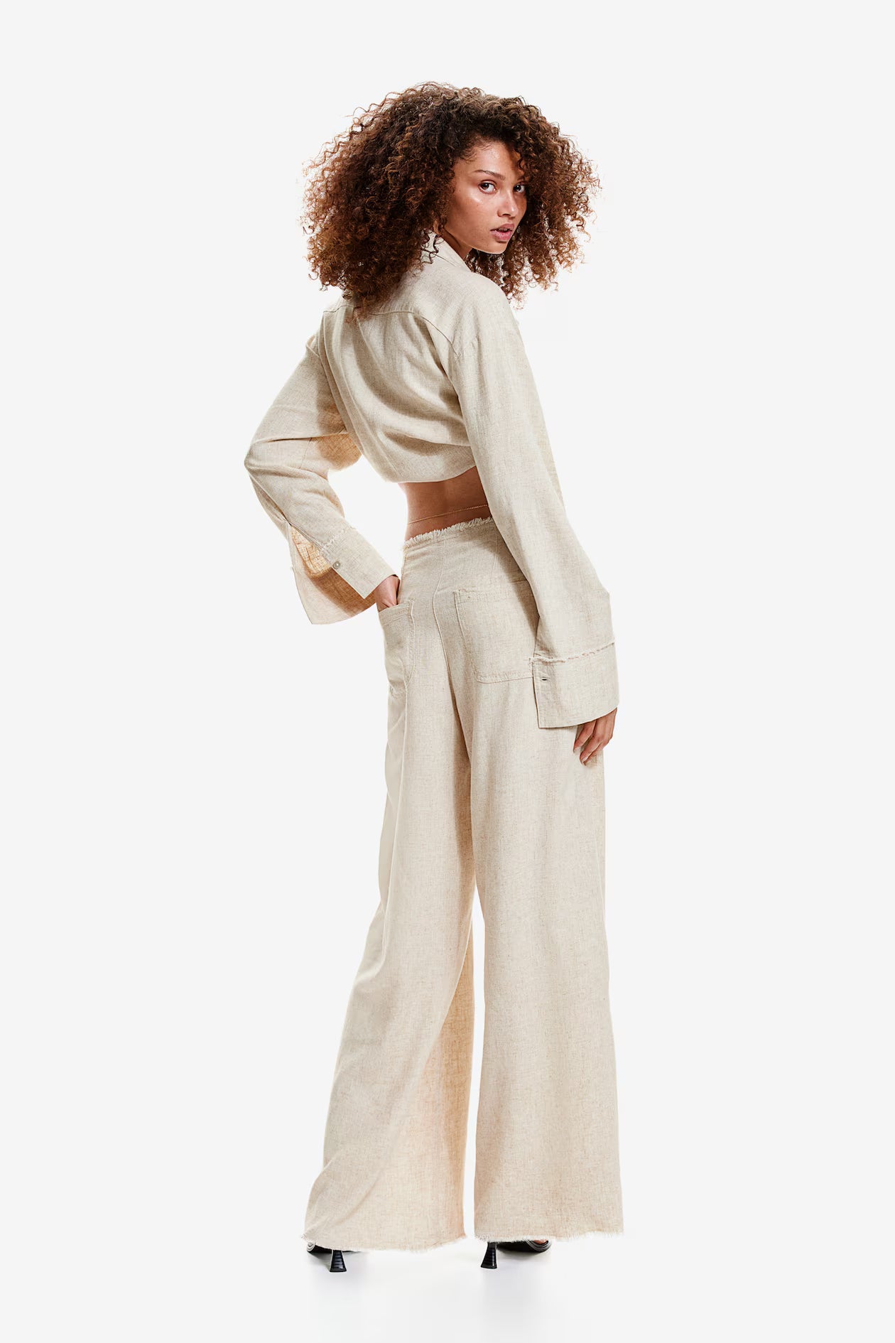 Linen Blend Pants - Amulett