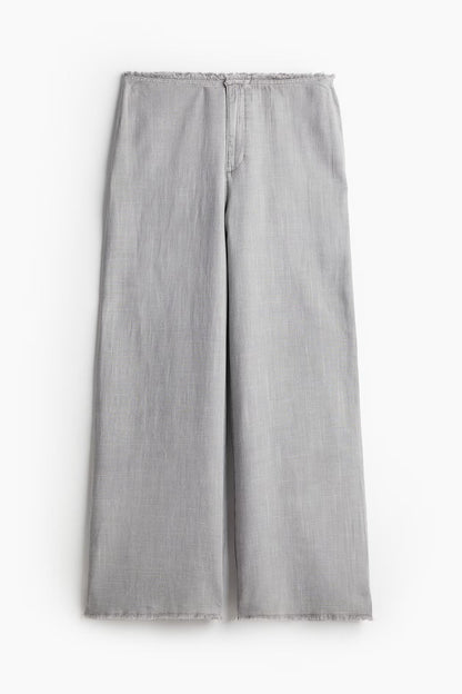 Linen Blend Pants - Amulett