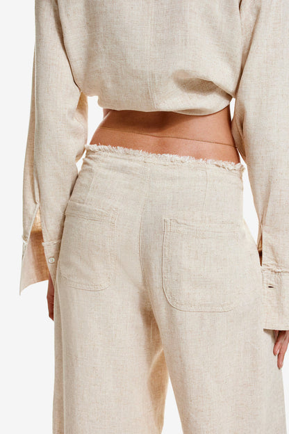 Linen Blend Pants - Amulett