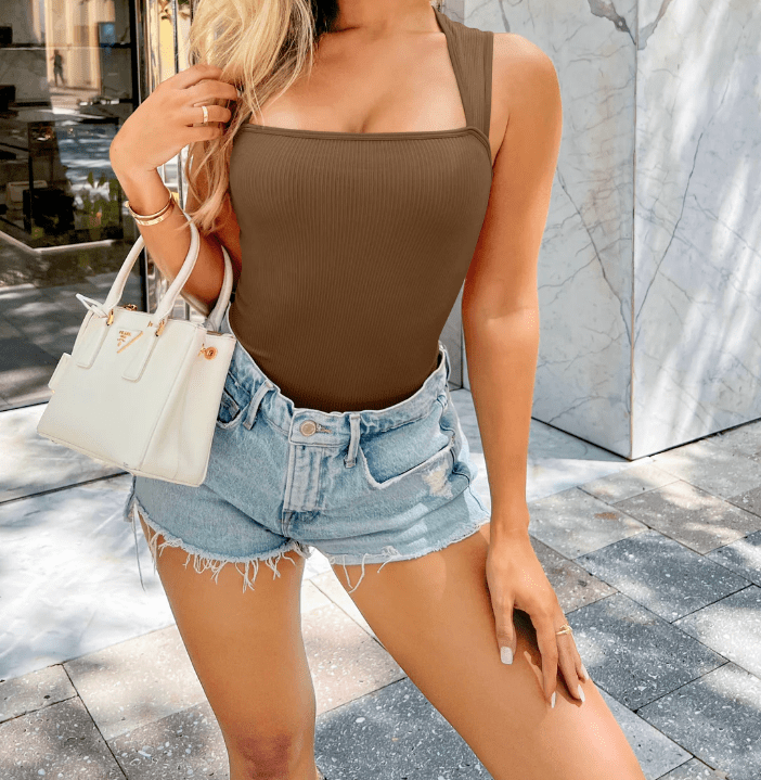 Ribbed Snatching Bodysuit - Amulett