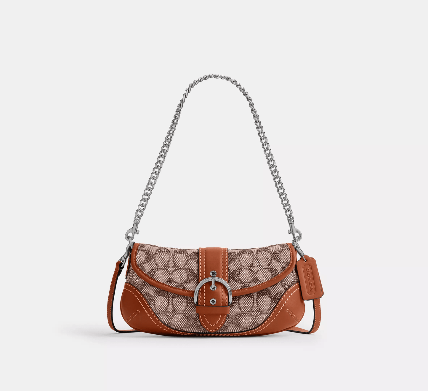 Soho Bag 25 In Crystal Signature Jacquard - Amulett