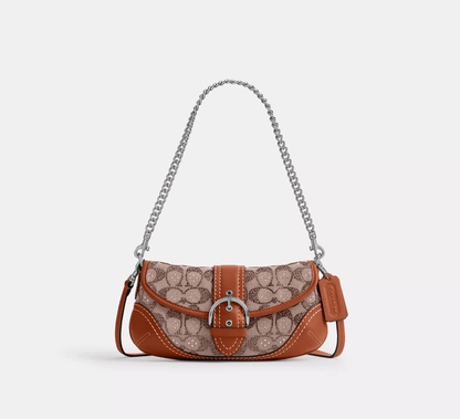 Soho Bag 25 In Crystal Signature Jacquard - Amulett